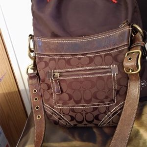 Vintage Coach crossbody purse